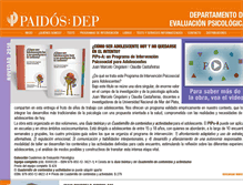 Tablet Screenshot of paidosdep.com.ar